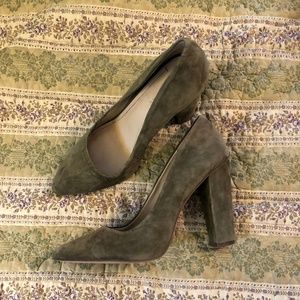 BCBGeneration Olive Suede Pump